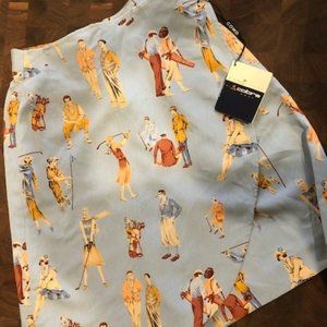 Cobra Golf Wrap Skirt w/Culottes in Vintage Print